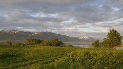 Mountains clouds Landscapes Trees