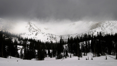 Mountains clouds nature Trees