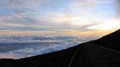 Mountains clouds roads