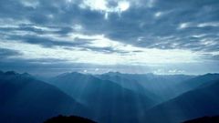 Mountains clouds skyscapes