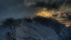 Mountains clouds skyscapes