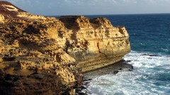 Mountains coast cliffs Australia