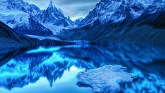 Mountains cold lakes