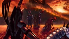 Mountains dead hell Undead artwork romantically apocalyptic 