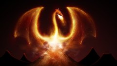 Mountains Dragons Volcanoes artwork