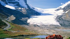 Mountains glacier Canada alberta