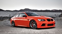 Mountains grid tuning cars BMW bmw m3 orange cars BMW E92