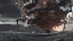 Mountains hayao miyazaki artwork