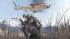 Mountains Helicopters soldiers vehicles call of duty modern 