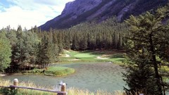 Mountains hole Canada alberta