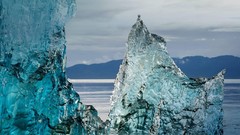 Mountains ice Alaska bing icebergs