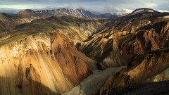 Mountains iceland ridge