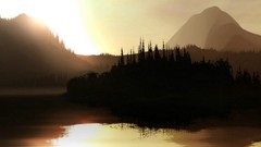 Mountains Islands lakes