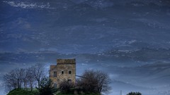 Mountains Italy houses