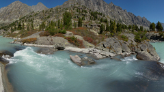 Mountains lakes multiscreen