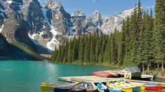 Mountains lakes skyscapes