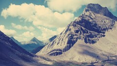 Mountains landscape filter nature clouds shadow sunlight