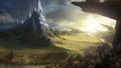 Mountains Landscapes digital art