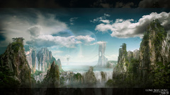 Mountains Landscapes fantasy art