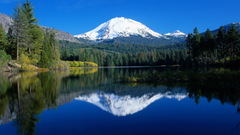 Mountains Landscapes forest Lake
