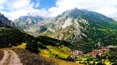 Mountains Landscapes forests roads