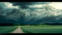 Mountains Landscapes ghosts roads