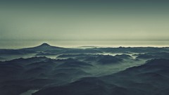 Mountains Landscapes minimalistic fog