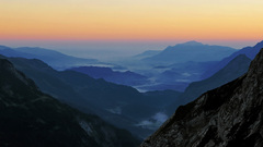 Mountains Landscapes mist