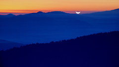 Mountains Landscapes moon Space