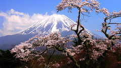 Mountains Landscapes mount fuji