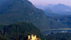 Mountains Landscapes nature Castles