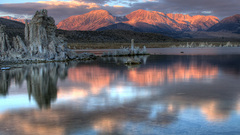 Mountains Landscapes nature dawn