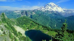 Mountains Landscapes nature forests