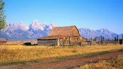 Mountains Landscapes nature grass