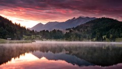 Mountains Landscapes nature mist