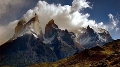 Mountains Landscapes nature skyscapes