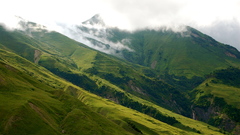 Mountains Landscapes nature smoke