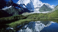 Mountains Landscapes nature snow