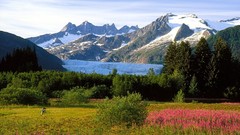 Mountains Landscapes nature snow