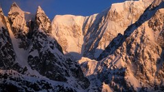 Mountains Landscapes nature snow