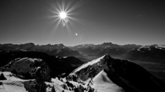 Mountains Landscapes nature sun