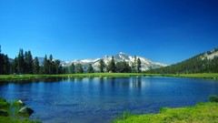 Mountains Landscapes nature Trees