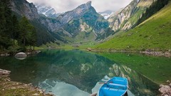 Mountains Landscapes nature Trees