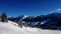 Mountains Landscapes nature winter