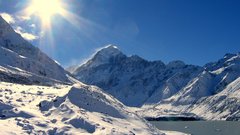 Mountains Landscapes nature winter