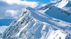 Mountains Landscapes nature winter