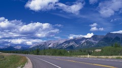 Mountains Landscapes roads skyscapes