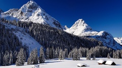 Mountains Landscapes snow