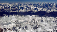 Mountains Landscapes snow cold