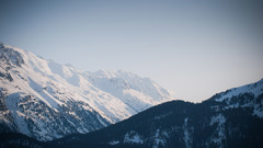 Mountains Landscapes snow forests